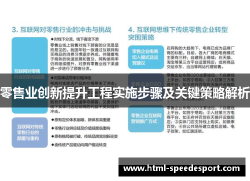 零售业创新提升工程实施步骤及关键策略解析